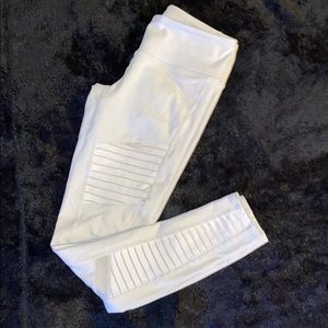 Alo yoga grey moto legging